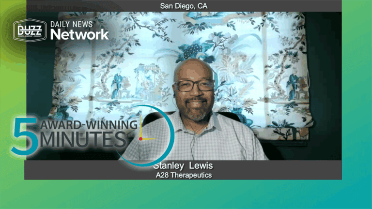 5 Award Winning Minutes With Dr. Stanley Lewis A28 Therapeutics