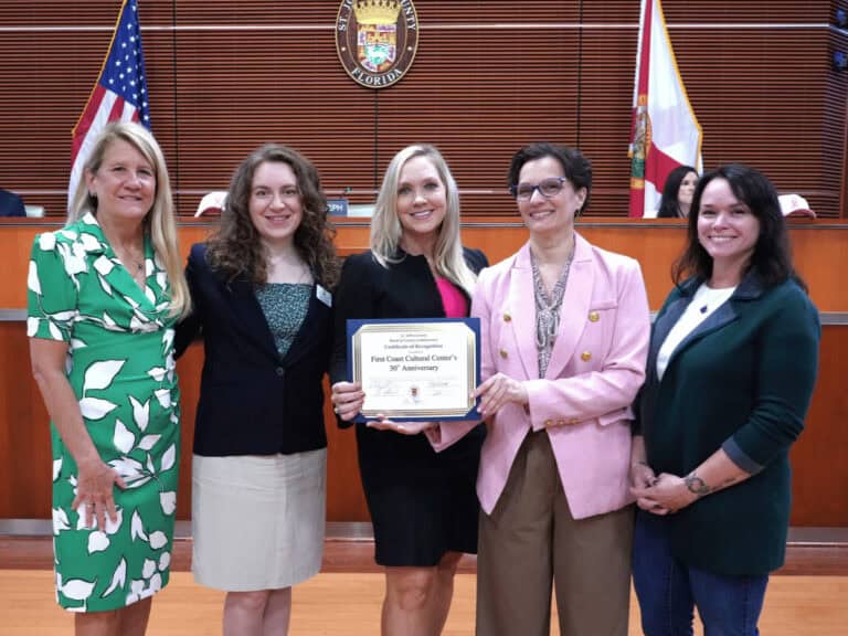 St. Johns County Recognizes First Coast Cultural Center for 30 Years of Service